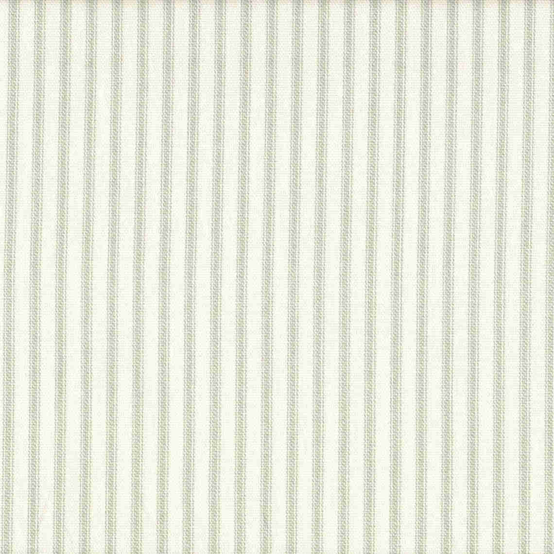 Empress Swag Valance in Farmhouse Pale Sage Green Ticking Stripe on Cream