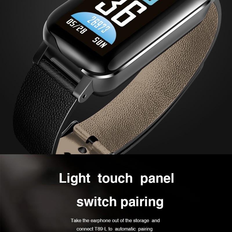 Wireless Bracelet Headphones with Smart Tracking Features