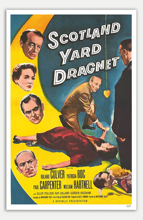 Scotland Yard Dragnet - 11 x 17 Movie Poster (1957 Reprint)