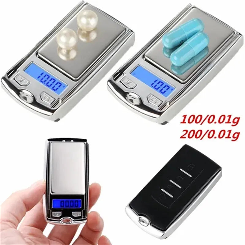 Portable Mini Digital Pocket Scale for Gold, Jewelry, and Food