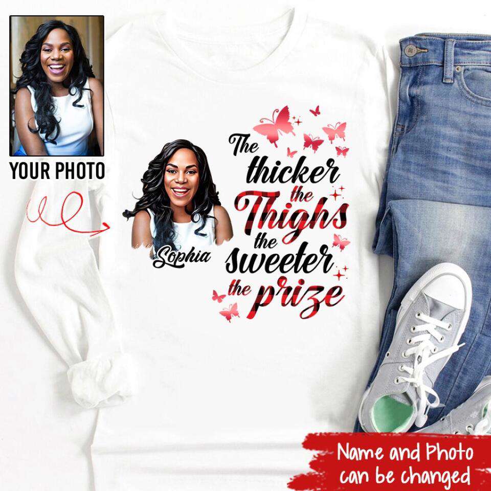 Custom Melanin T-Shirt - Black Queen Afro African Gift for Her