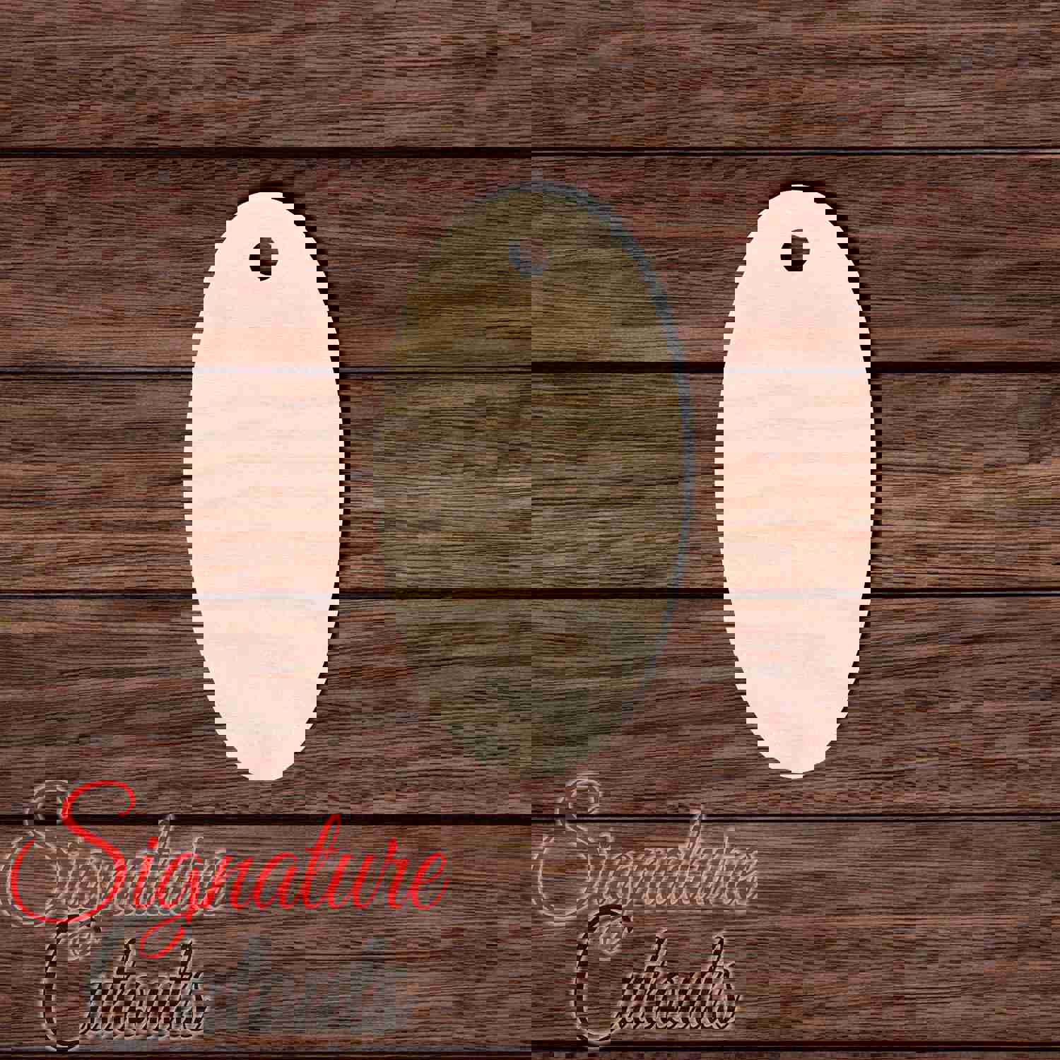 Wooden Gift Tag 019 Shape Cutout for DIY Crafting