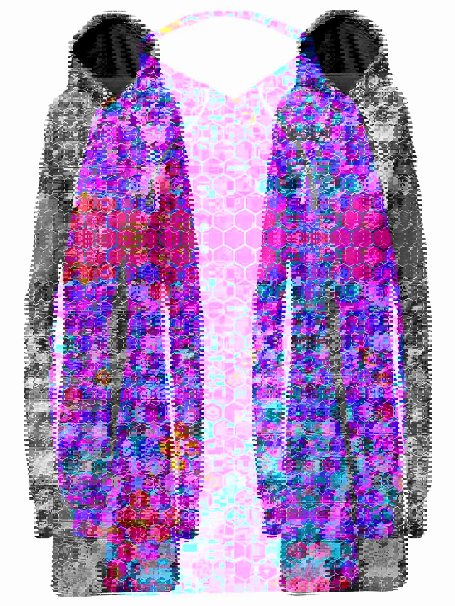 Blocks Of Life Hoodie Dress