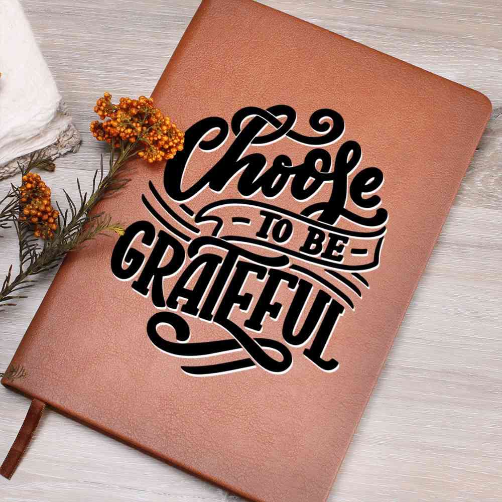 Gratitude Journal - Inspirational Leather Journal for Daily Reflection & Motivation