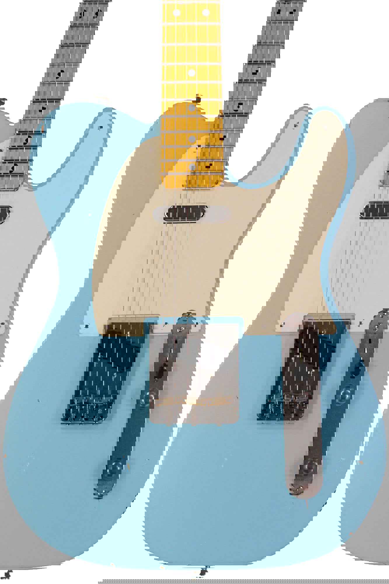 Nash T-57 Guitar - Vintage Styled Tele with Modern Features in Sonic Blue