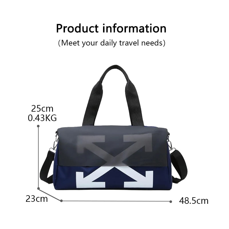 Large-Capacity Dry and Wet Separation Travel Luggage Duffle Bag Purse