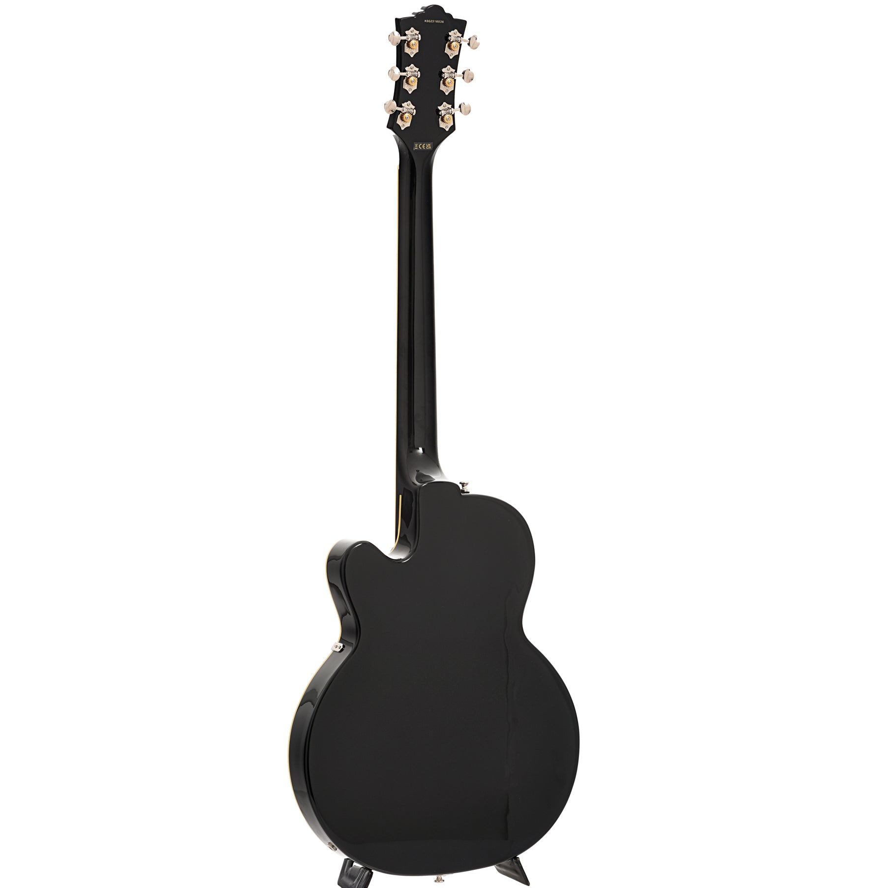 Guild Newark St. Collection M-75 Aristocrat Hollow Body Archtop Guitar, Limited Edition Black Finish