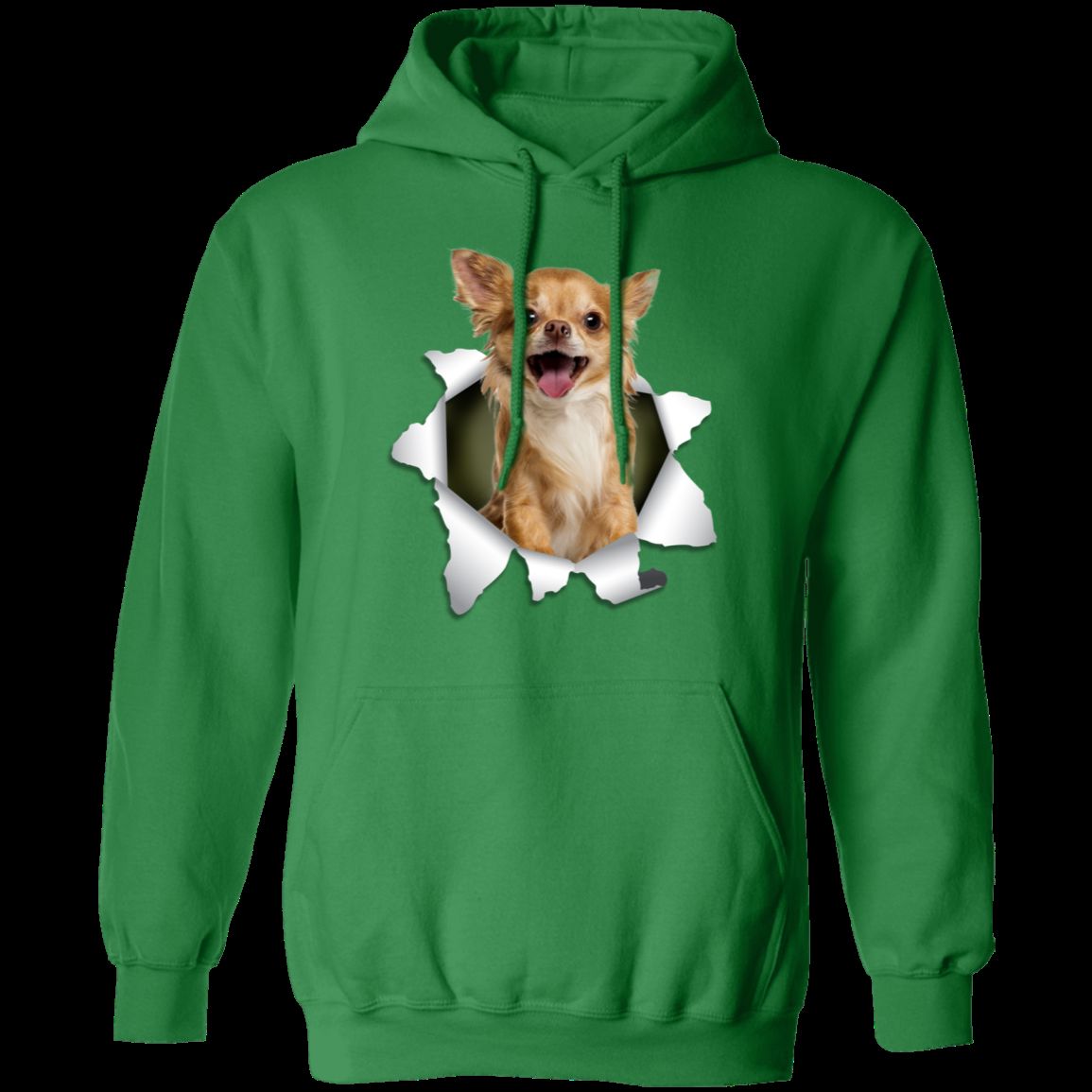 CHIHUAHUA 3D LADIES Pullover Hoodie - 8 oz Unisex Comfort Wear