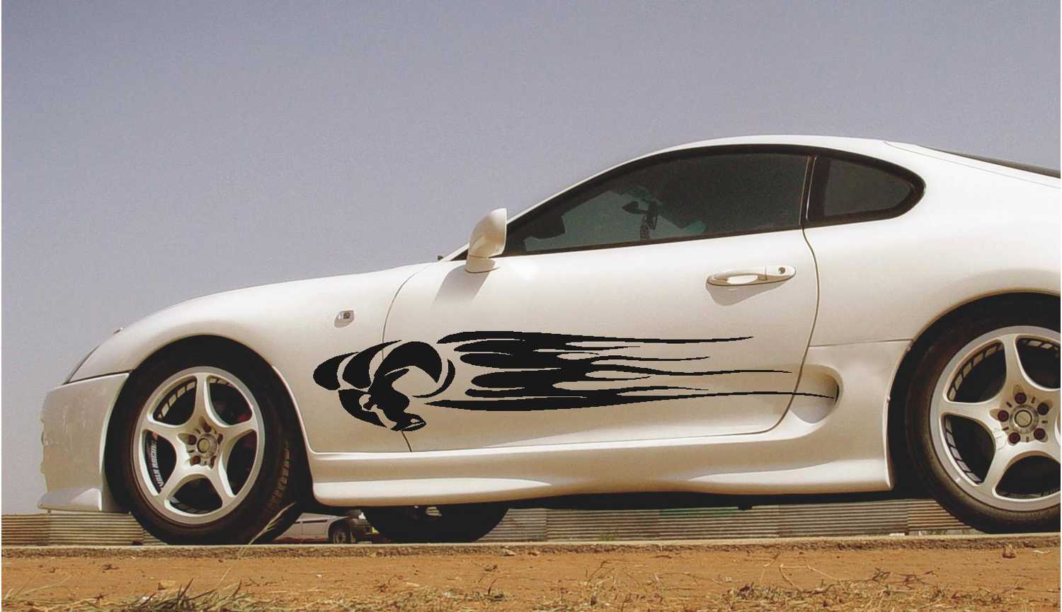 Ram Flames Decals - High Gloss Vinyl Car & Truck Stickers AGG02