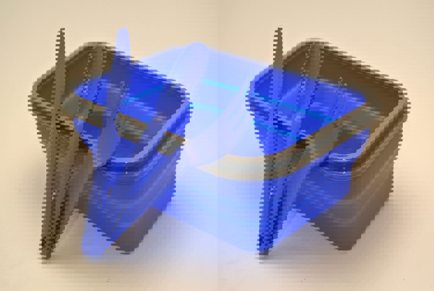 Collapsible Silicone Food Storage Container with Adorable Utensils