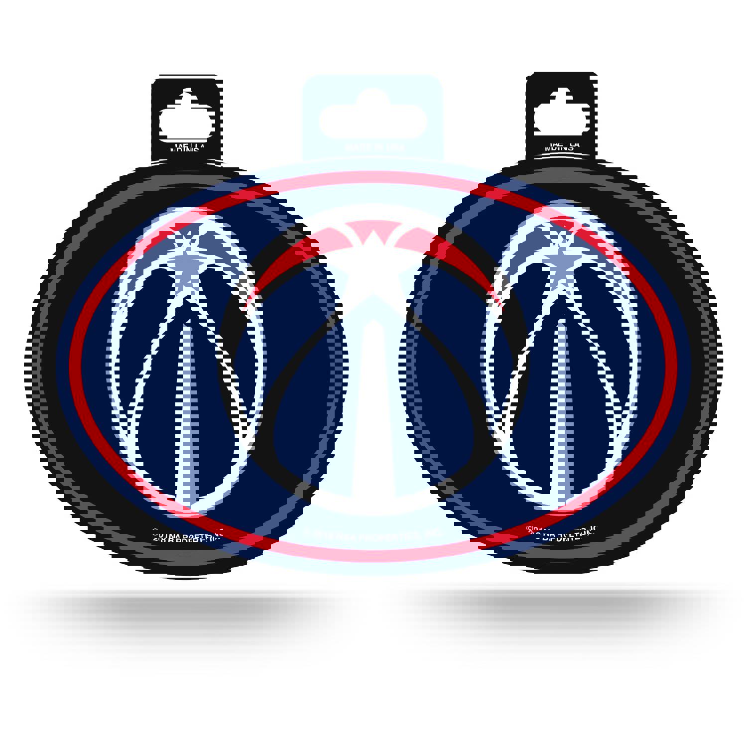 Washington Wizards Oval Decal Full Color Sticker - 3.75 x 5.75 Inches, Officially Licensed