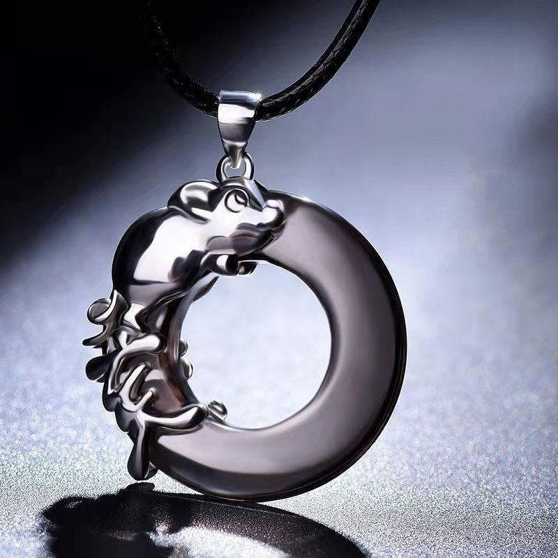 Zodiac Luminous Necklace - Ox Peace Buckle Pendant for Men and Women