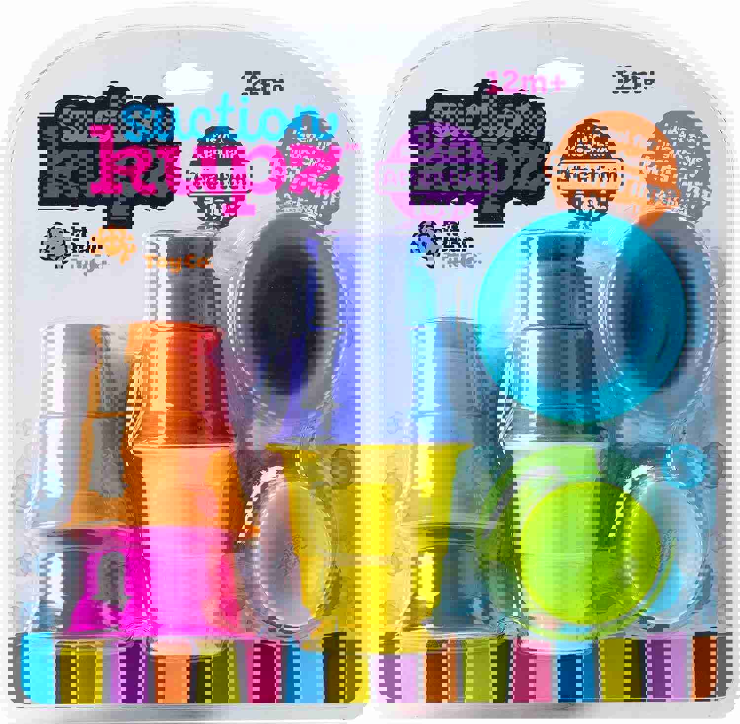 Fat Brain Toys Suction Kupz - Creative Tactile Learning Toy for Babies & Toddlers