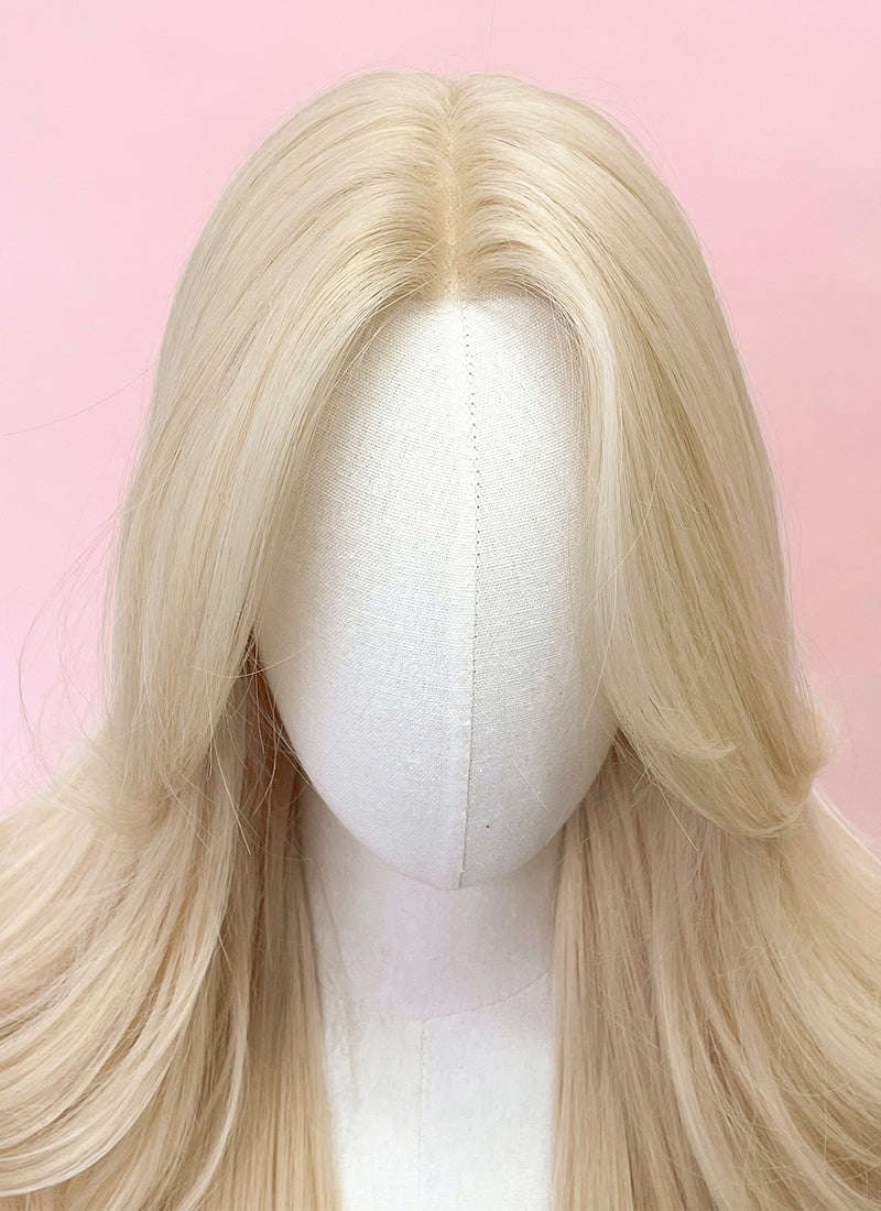 Barbie Long Wavy Light Blonde Lace Front Synthetic Hair Wig LF3299A