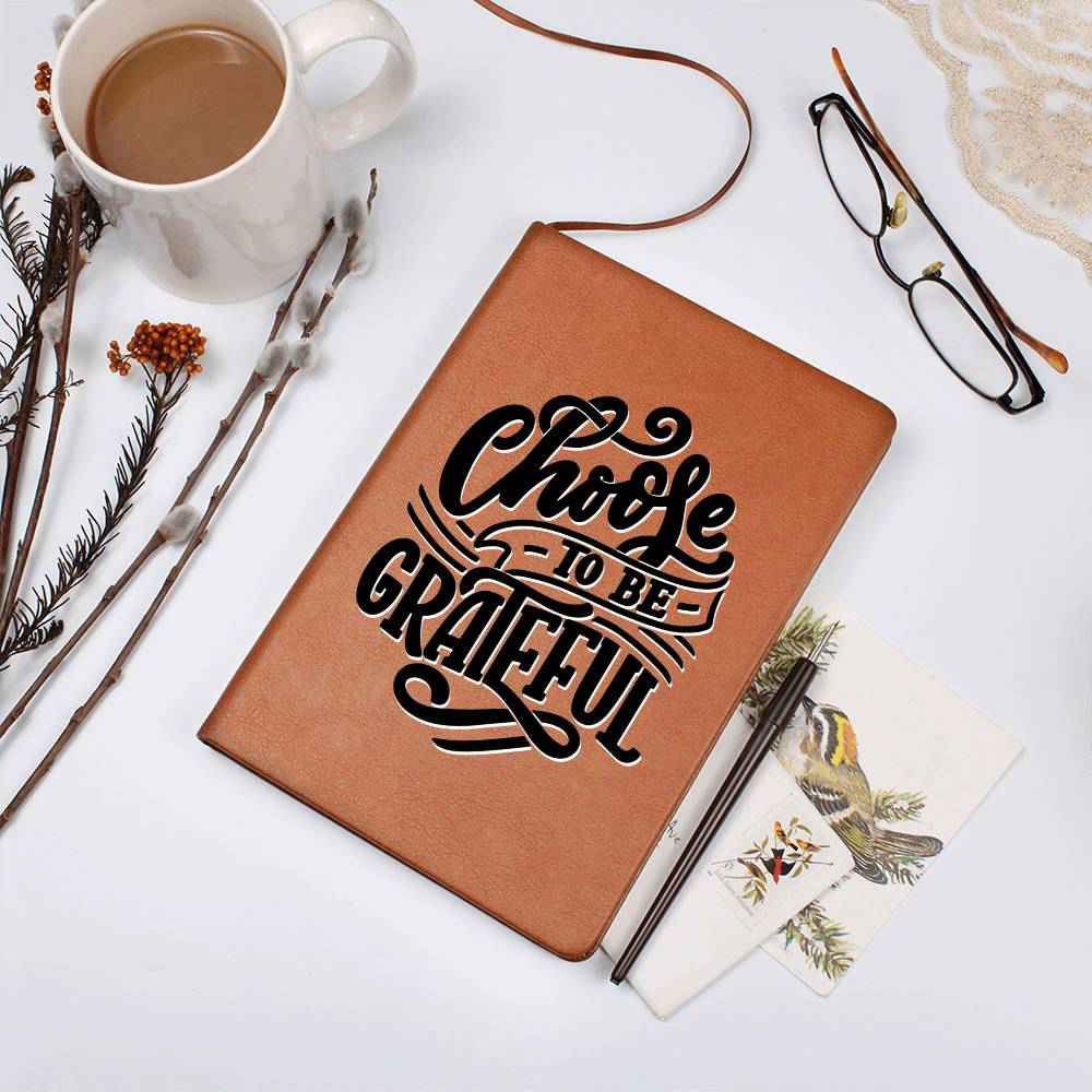 Gratitude Journal - Inspirational Leather Journal for Daily Reflection & Motivation
