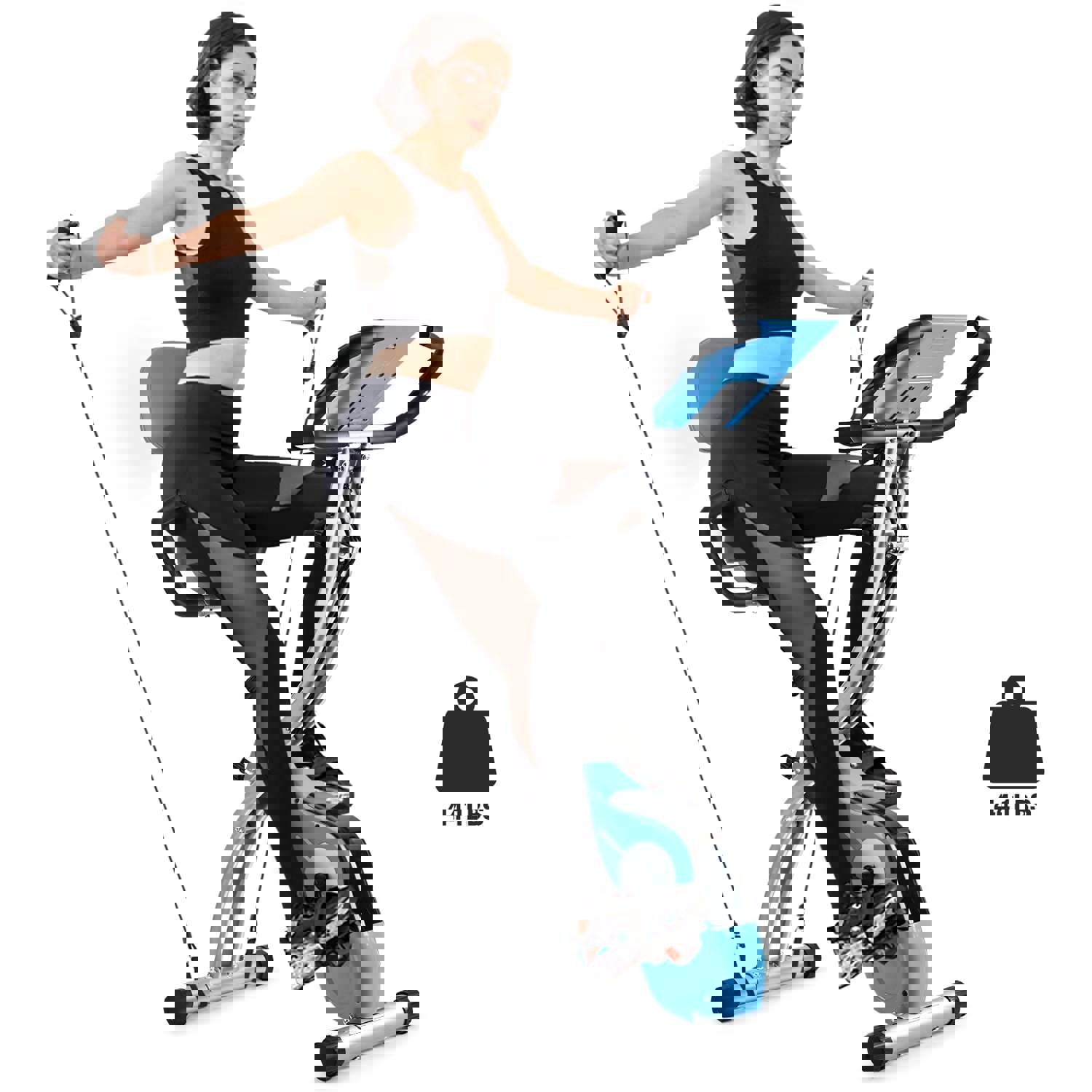Wonder Maxi Magnetic Folding Exercise Bike for Home Fitness