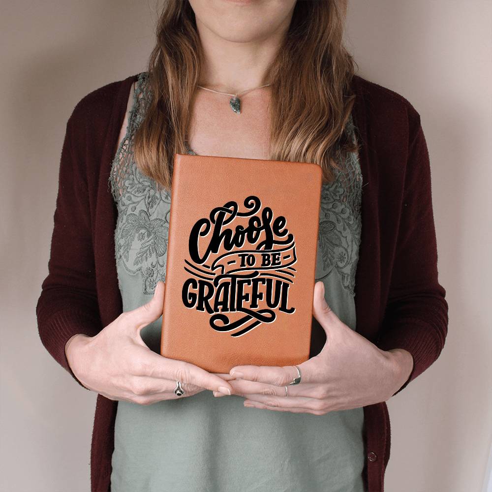 Gratitude Journal - Inspirational Leather Journal for Daily Reflection & Motivation