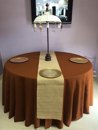 Premium Burlap Table Runner - Natural or Cream White