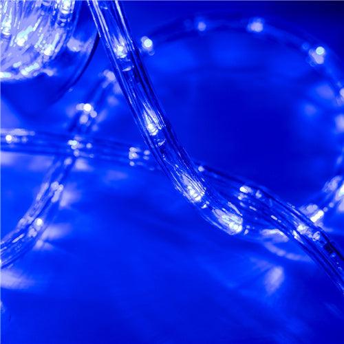 Ainfox 110V 100 Ft. 2 Wire LED Rope Lights Strip - Waterproof for Indoor & Outdoor Use (Blue)