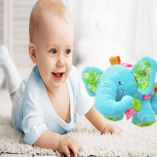 Cute Plush Lullaby Musical Elephant Toy for Baby