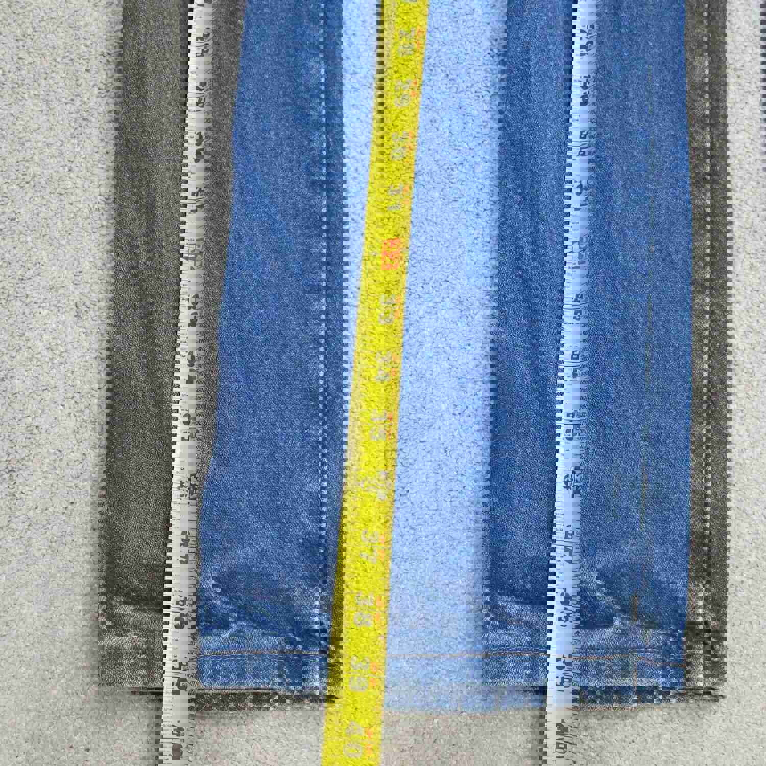 Wrangler Mens Blue Denim Straight Leg Jeans - W35XL30, 100% Cotton