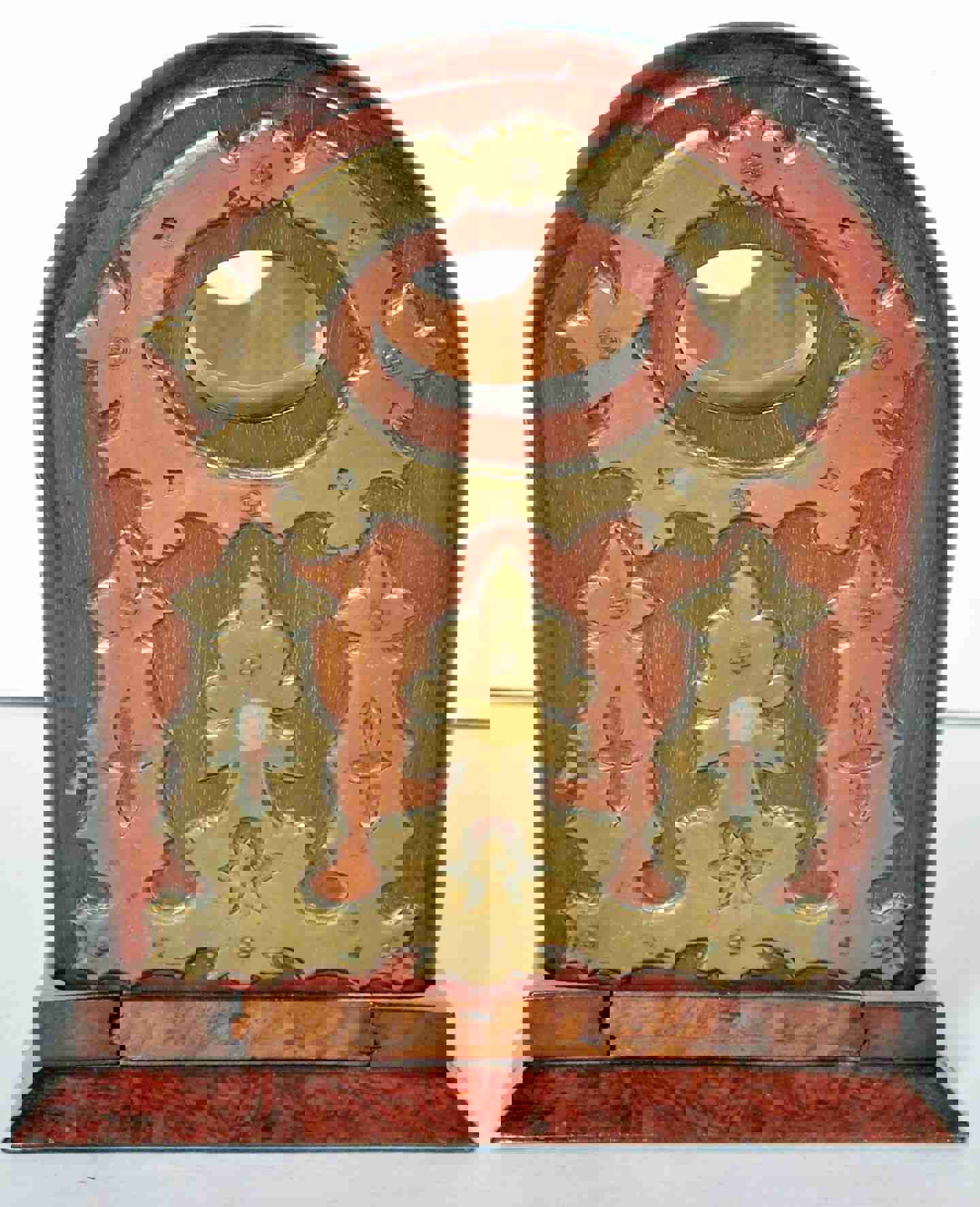 Antique Victorian Arts & Crafts Gothic Revival Adjustable Walnut Book Shelf, Circa 1870