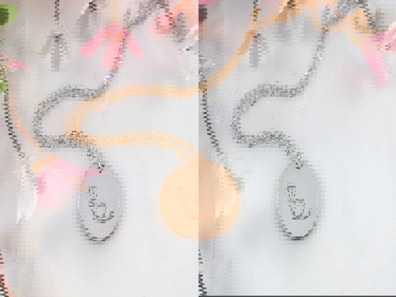 Nurse & Healthcare Workers Mia Disc Necklace - Appreciation Jewelry