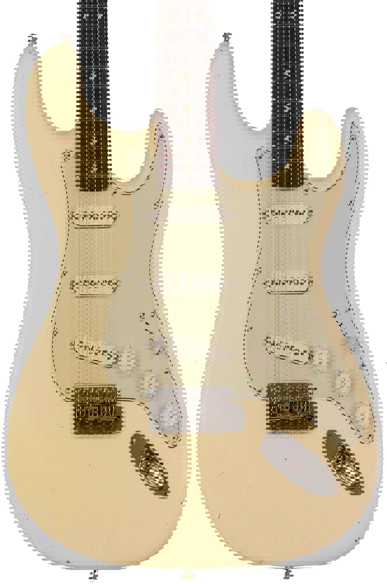 Nash S-63 Guitar, Aged Olympic White, Light Aging - Vintage Strat Model with Modern Features