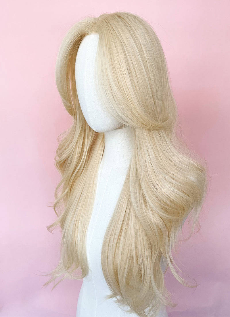 Barbie Long Wavy Light Blonde Lace Front Synthetic Hair Wig LF3299A