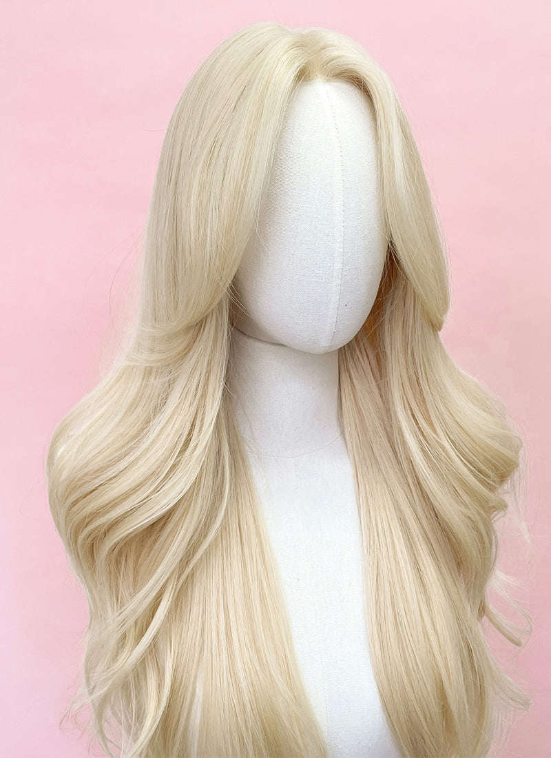 Barbie Long Wavy Light Blonde Lace Front Synthetic Hair Wig LF3299A