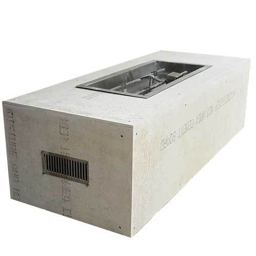 HPC 70 x 24 Rectangle Small Tank H-Burner Fire Pit with Match-Lit Ignition