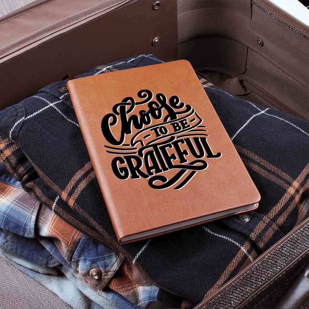Gratitude Journal - Inspirational Leather Journal for Daily Reflection & Motivation