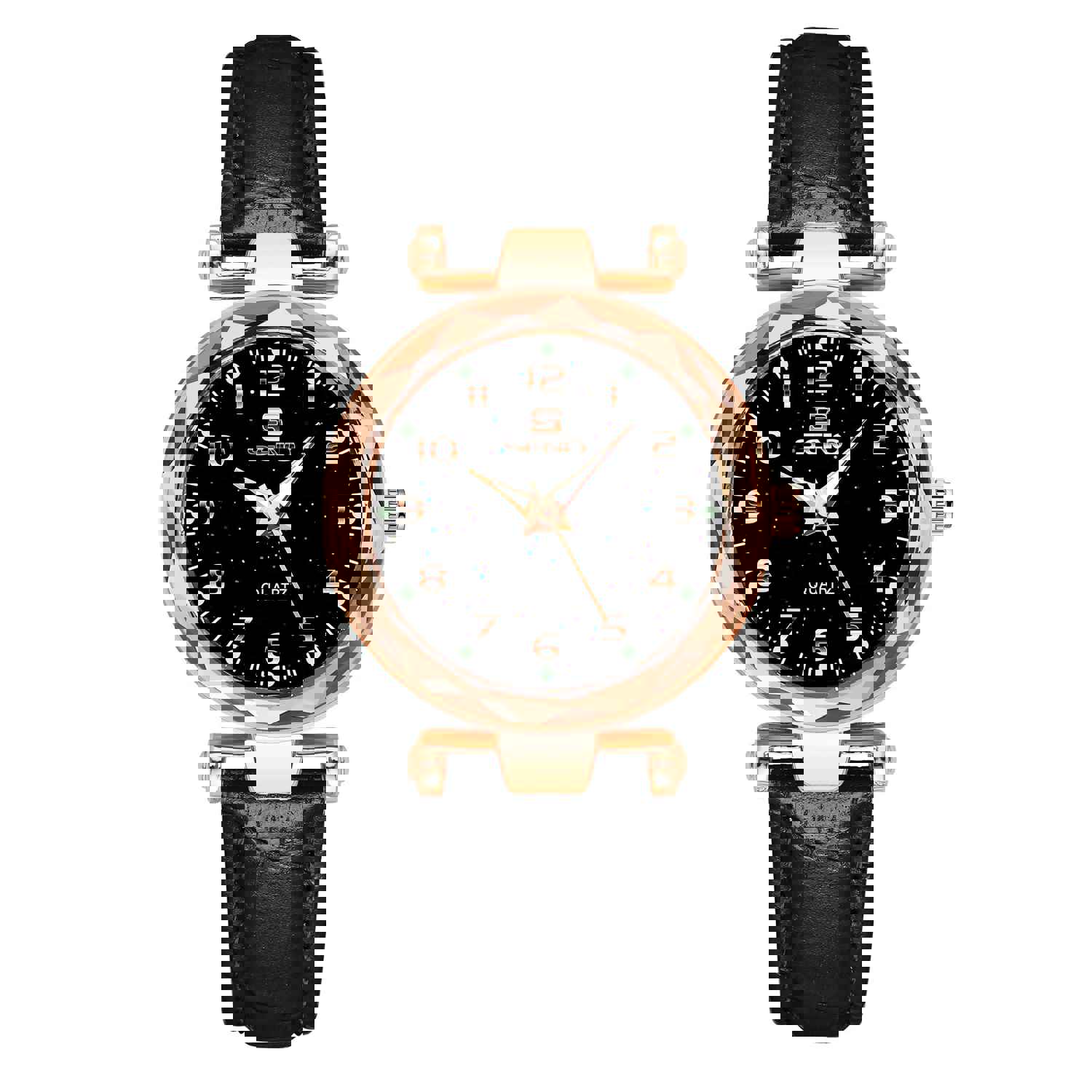 SENO Star Watch Ladies Fashion Trend Waterproof Belt Quartz Women Watch S047