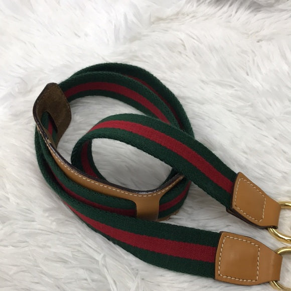 GUCCI DUFFLE TRAVEL BAG WEEKENDER VINTAGE SHERRY