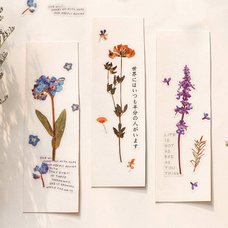 Clear Flowers Sticker Sheet
