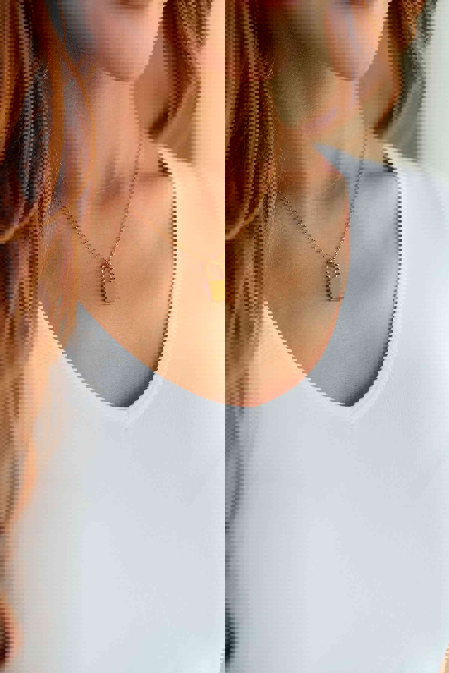 Lock it Up Lock Pendant Necklace