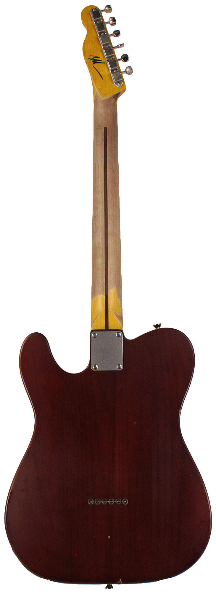 Nash T-63 Guitar, Trans Mocha Brown, Light Aging - Vintage Tele Model with Modern Features