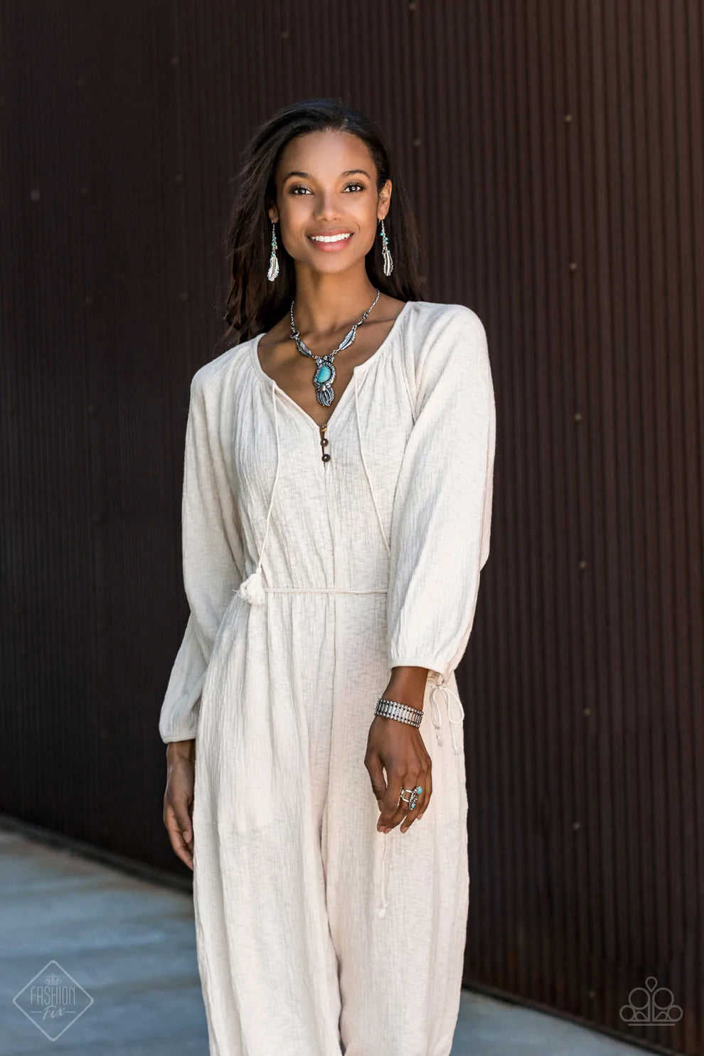 Paparazzi Simply Santa Fe - August 2021 Fashion Trend Blend Jewelry Set