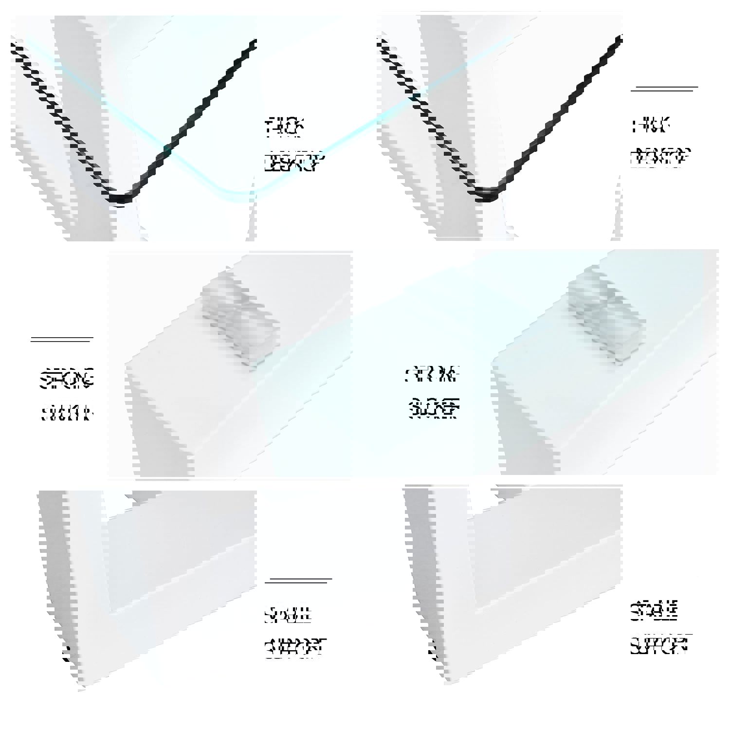 Modern Glass Dining Table Set with 4 Lattice High Back Chairs