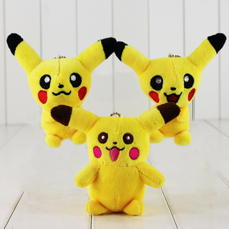 3 Styles Anime Ball Plush Toy Kawaii Ball Keychain Pendants - 12cm Soft Plush Christmas Gift for All Ages
