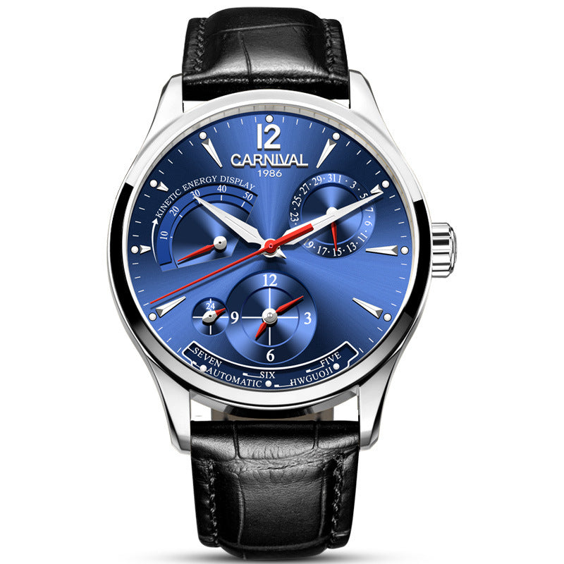 Carnival Full Automatic Mechanical Watch for Men - Sports Style with Sapphire Crystal