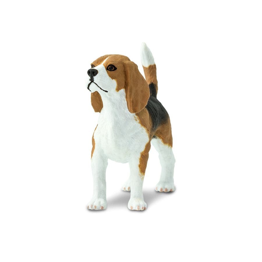 Beagle Toy Figurine - Hand-Painted Dog Statue
