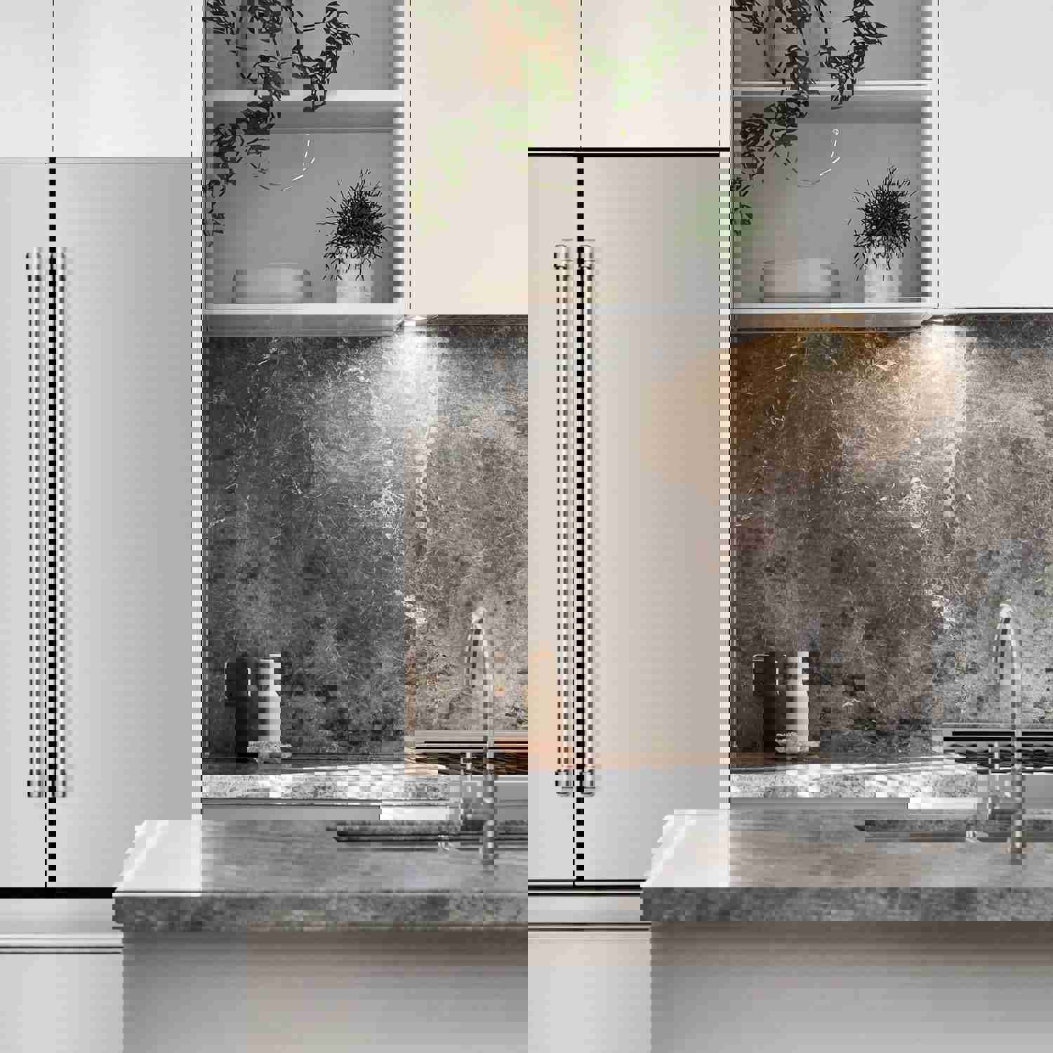 ZLINE 36-Inch 22.5 cu. ft Freestanding French Door Refrigerator with Ice Maker in Fingerprint Resistant Stainless Steel (RFM-36)