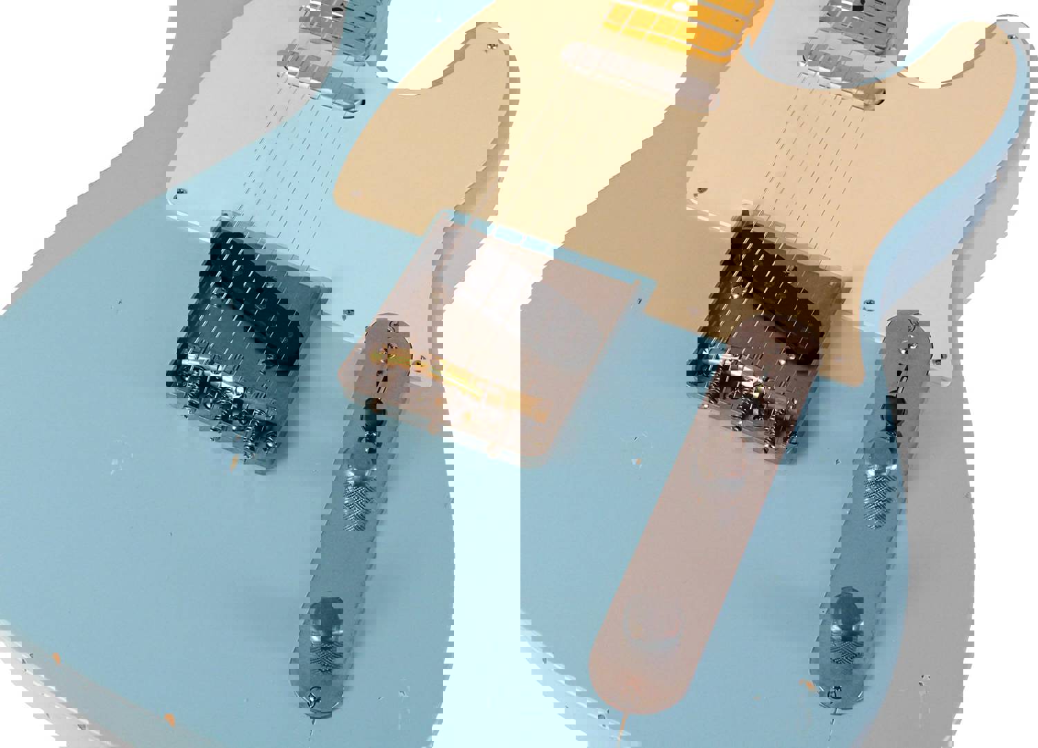 Nash T-57 Guitar - Vintage Styled Tele with Modern Features in Sonic Blue