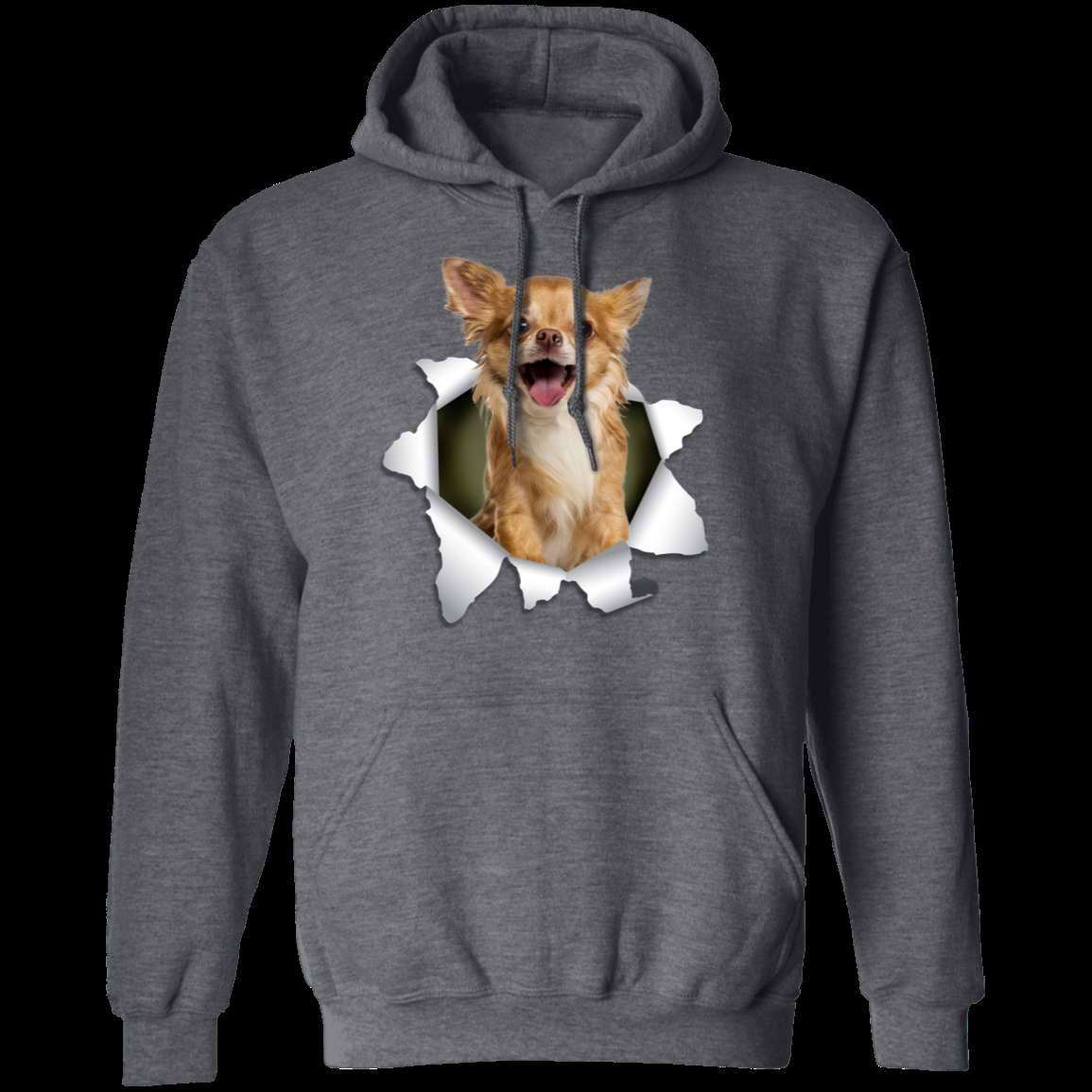 CHIHUAHUA 3D LADIES Pullover Hoodie - 8 oz Unisex Comfort Wear
