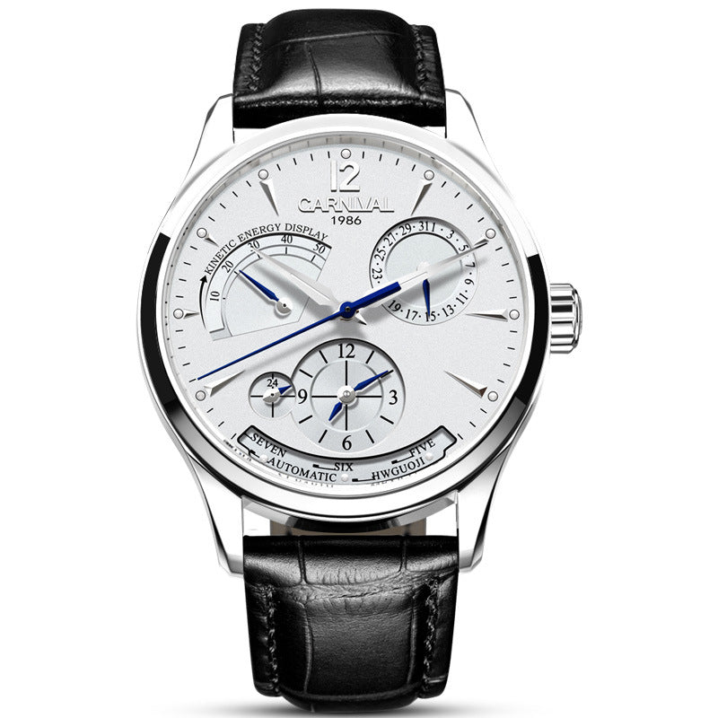 Carnival Full Automatic Mechanical Watch for Men - Sports Style with Sapphire Crystal