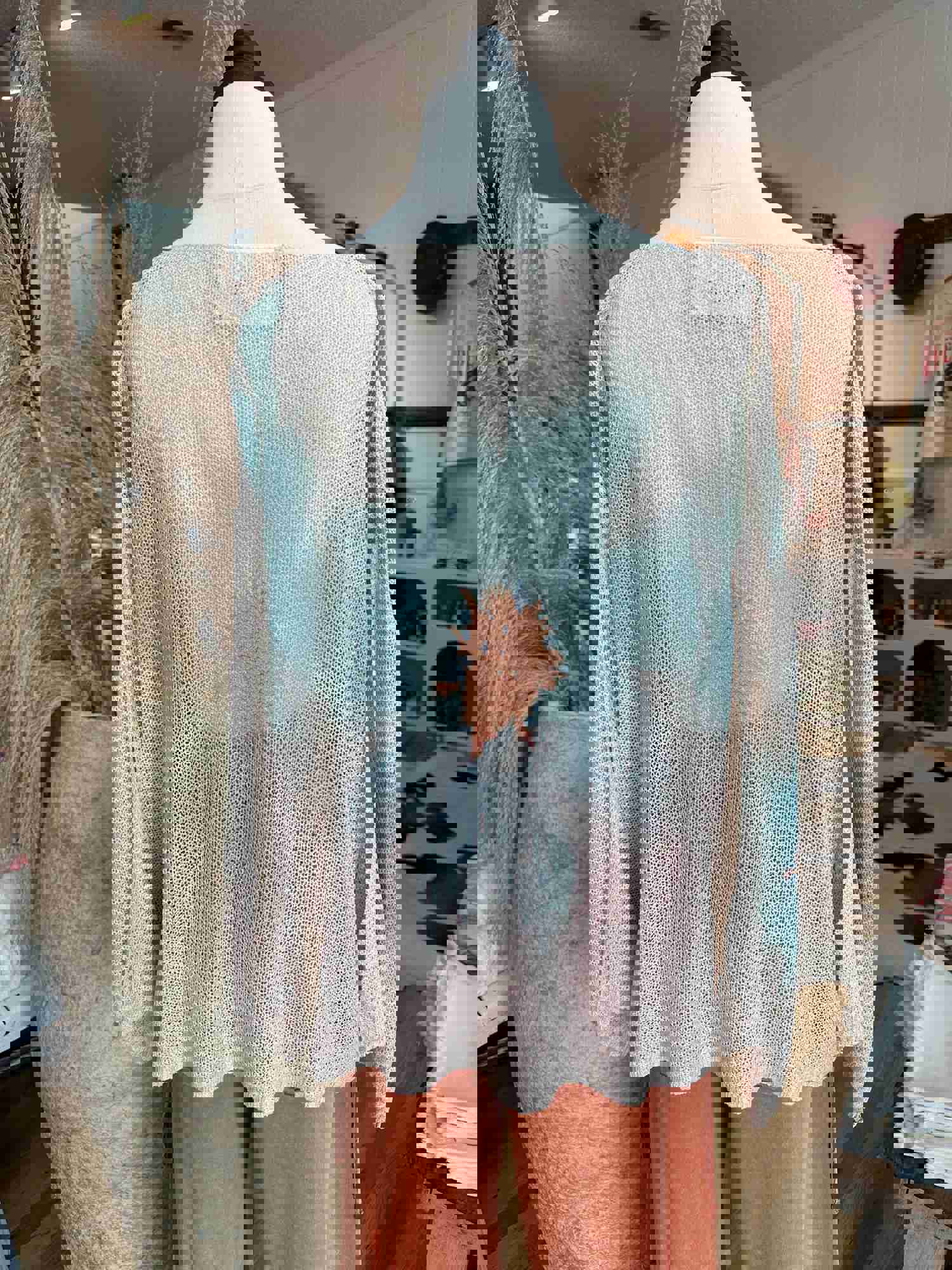 Buy Myself Flowers Sweater - Turquoise