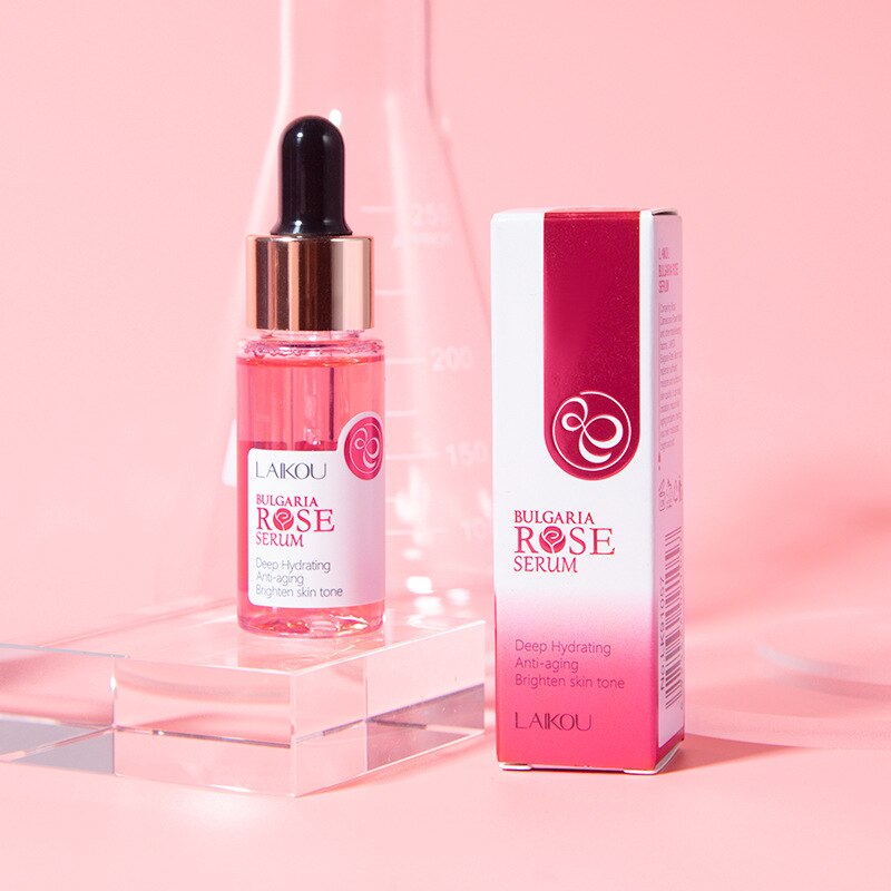 LAIKOU Bulgaria Rose Face Serum - Deep Moisturizing, Hydrating, Anti-Aging, Brightening Skin Care