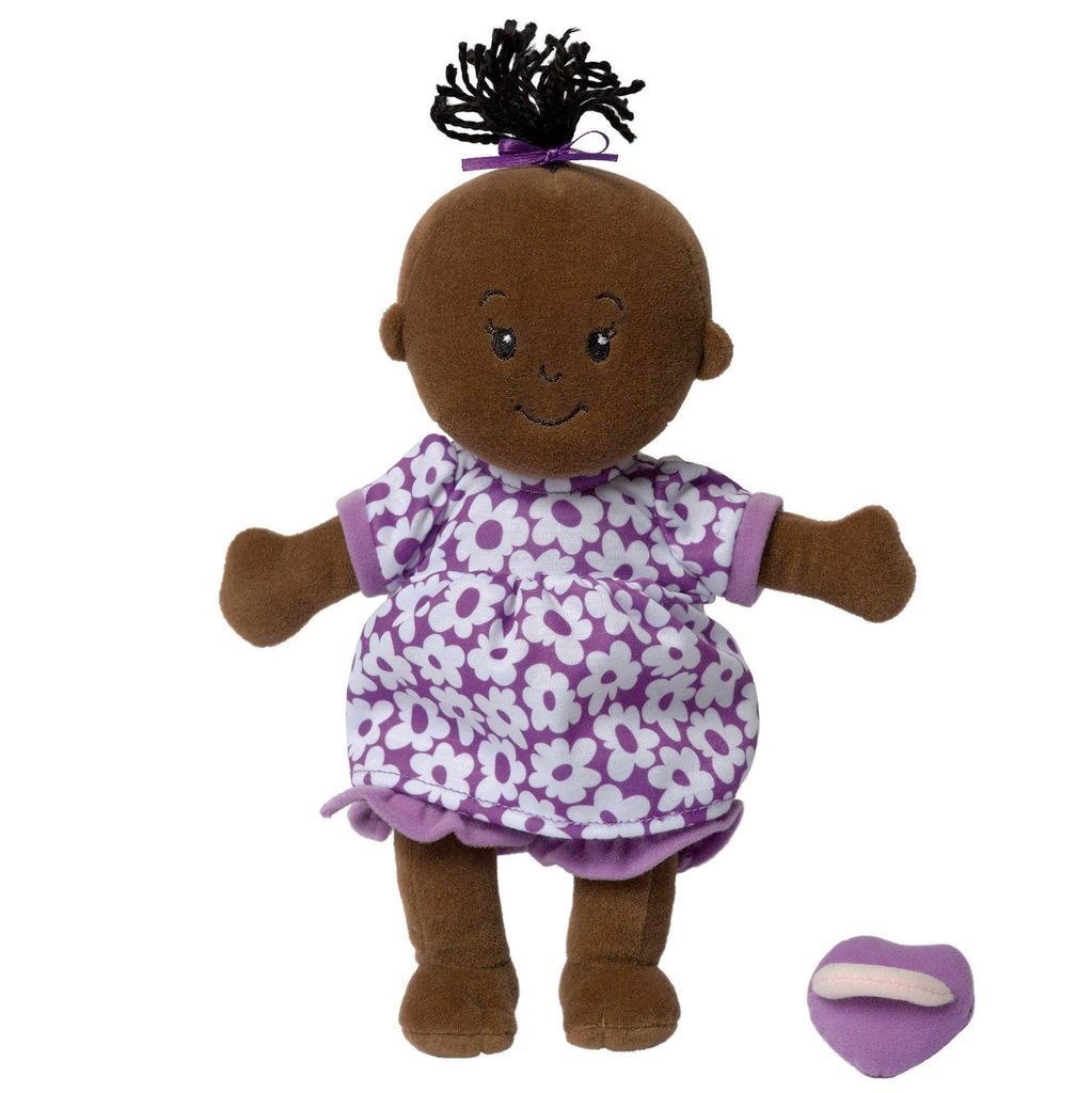 Manhattan Toy Company Wee Baby Stella Doll Brown - Perfect First Baby Doll