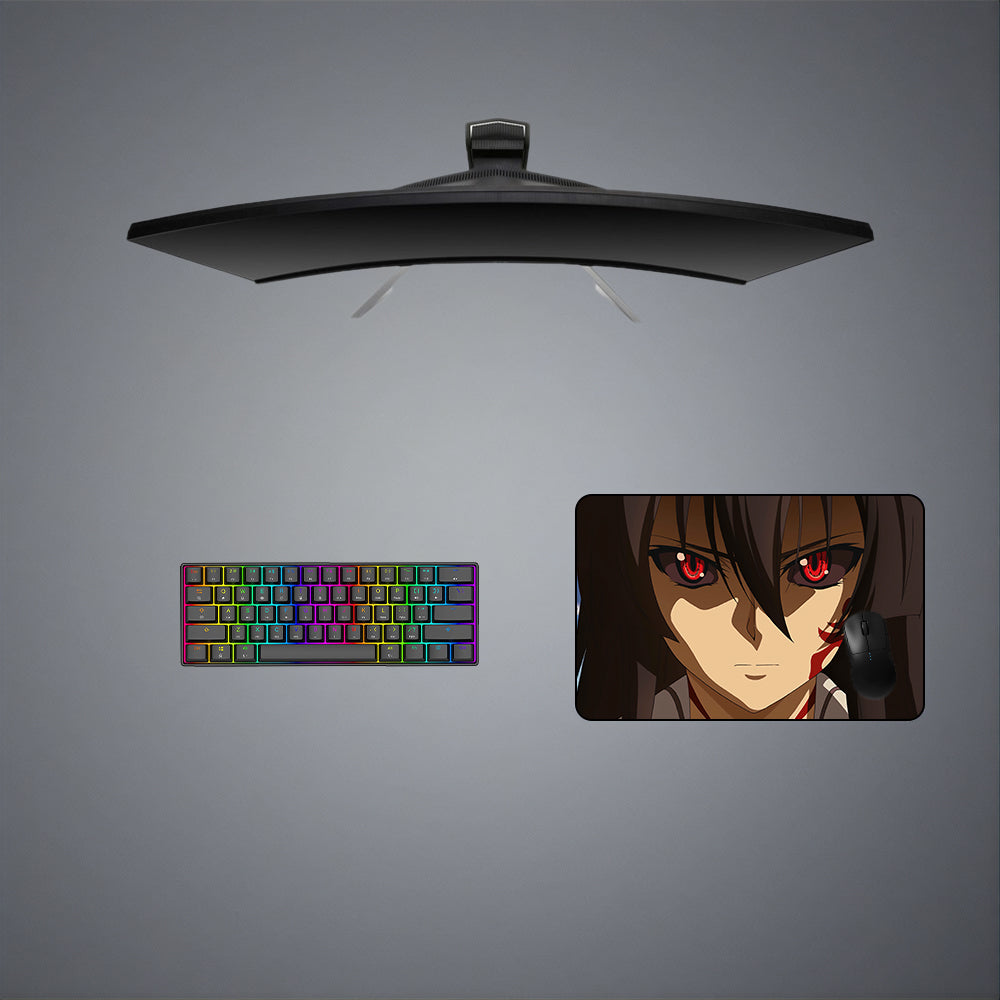 Akame Eyes Design M-XXL Size Gaming Mouse Pad - Smooth Surface for Precision Gaming